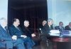 Roberto Votta, Salomon Schachter, Monseñor Umberto Calabresi, Elias Hurtado Hoyo, Julio Gonzalez Montaner Alberto Mazza, Hector Lombardo